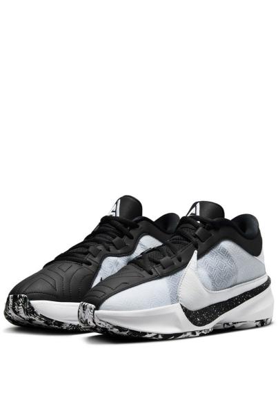 NIKE Zoom Freak 5 Basketball Shoes White/Black