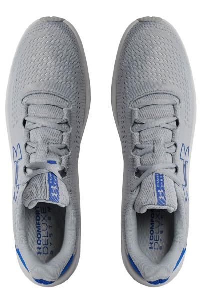 UNDER ARMOUR Charged Pursuit 3 Big Logo Running Shoes Grey/Blue