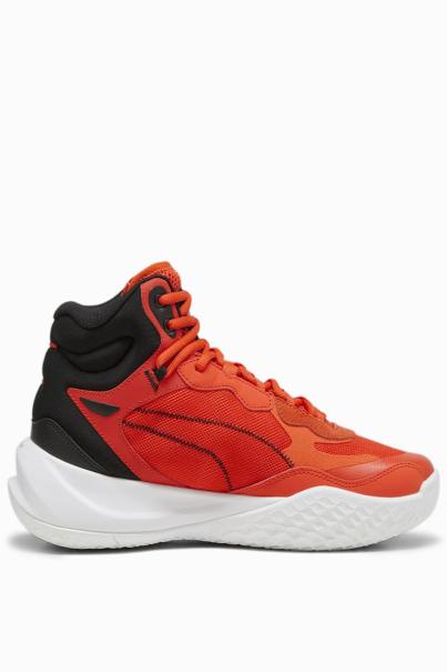 PUMA Playmaker Pro Mid Basketball Shoes Red