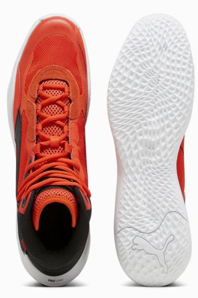 PUMA Playmaker Pro Mid Basketball Shoes Red