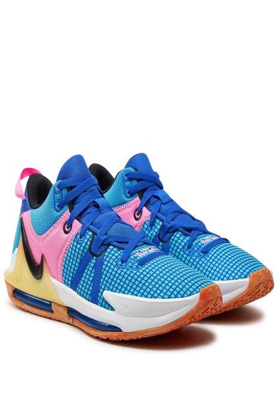 NIKE x Lebron Witness VII Basketball Shoes Blue/Multicolor