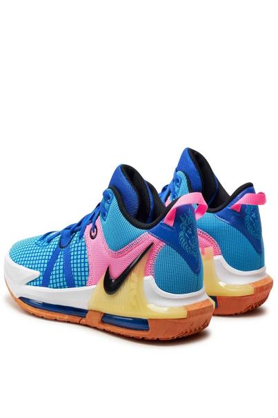 NIKE x Lebron Witness VII Basketball Shoes Blue/Multicolor