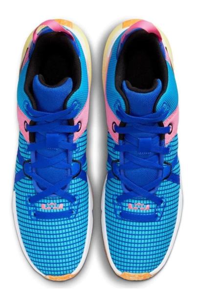 NIKE x Lebron Witness VII Basketball Shoes Blue/Multicolor