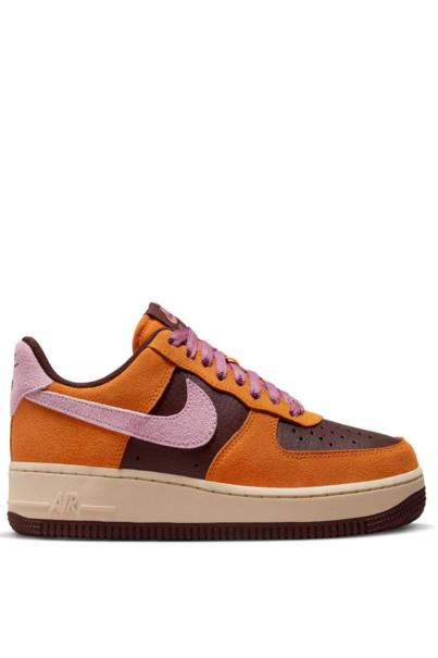 NIKE Air Force 1 Low Shoes Orange/Burgundy