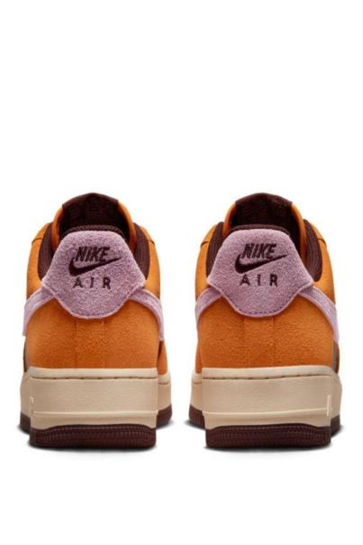 NIKE Air Force 1 Low Shoes Orange/Burgundy