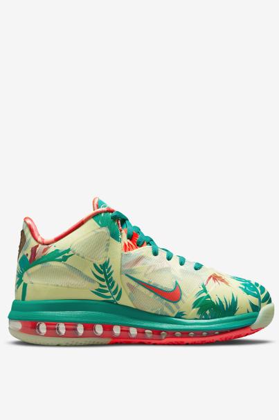 NIKE x LeBron James 9 Low Shoes Yellow/Green