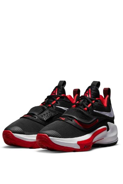 NIKE Zoom Freak 3 Shoes Black/White/Red