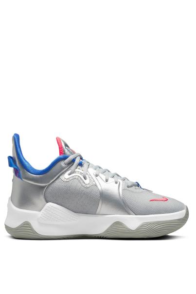 NIKE x Paul George PG 5 Shoes Metallic Silver/Grey
