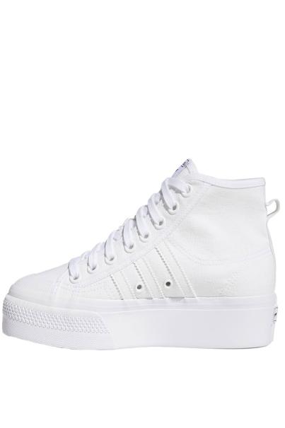 ADIDAS Originals Nizza Platform Mid Shoes White