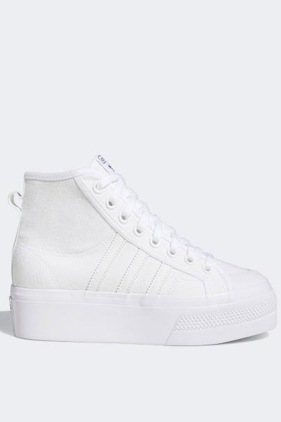 ADIDAS Originals Nizza Platform Mid Shoes White