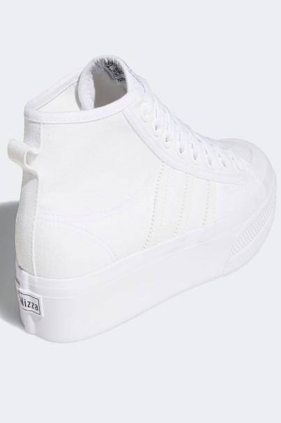 ADIDAS Originals Nizza Platform Mid Shoes White