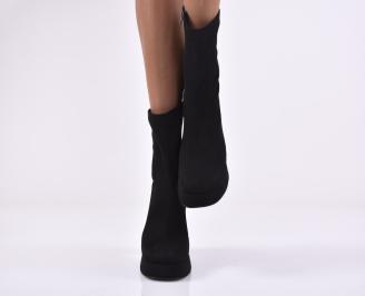 Дамски елегантни боти черни EOBUVKIBG