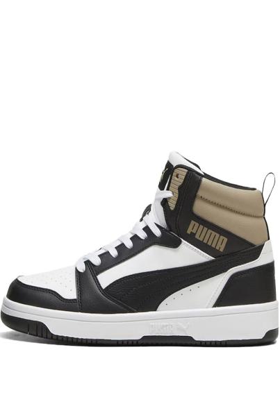 PUMA Rebound V6 Mid Shoes White/Black