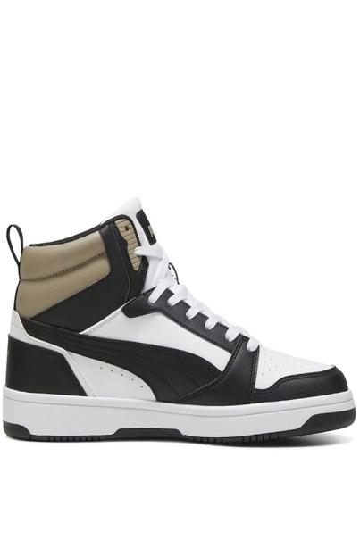 PUMA Rebound V6 Mid Shoes White/Black