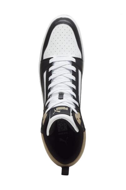 PUMA Rebound V6 Mid Shoes White/Black