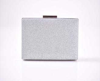 Комплект чанта и сандал сребристи EOBUVKIBG