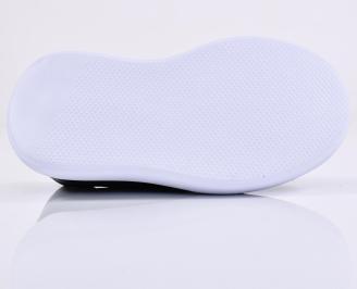 Мъжки кецове естествена кожа черни EOBUVKIBG