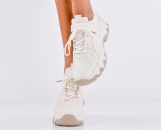 Дамски сникърси бели EOBUVKIBG