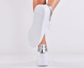 Дамски сникърси бели EOBUVKIBG 3