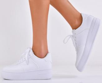 Дамски сникърси бели EOBUVKIBG