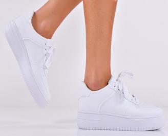 Дамски сникърси бели EOBUVKIBG