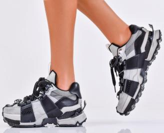 Дамски сникърси черни EOBUVKIBG