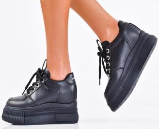 Дамски сникърси черни EOBUVKIBG