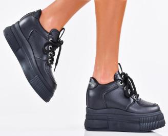 Дамски сникърси черни EOBUVKIBG