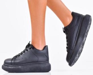 Дамски сникърси черни EOBUVKIBG