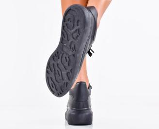 Дамски сникърси черни EOBUVKIBG 3