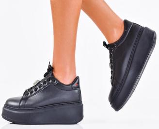 Дамски сникърси черни EOBUVKIBG