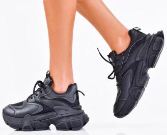 Дамски сникърси черни EOBUVKIBG