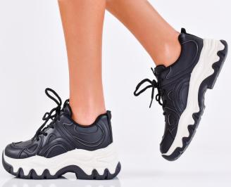 Дамски сникърси черни EOBUVKIBG