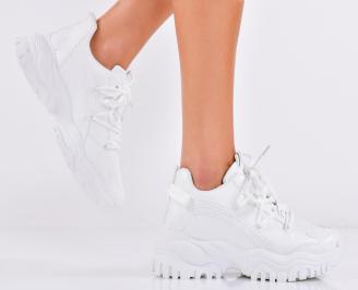 Дамски сникърси бели EOBUVKIBG