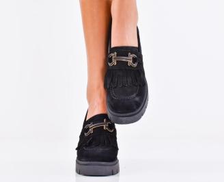 Дамски лоуфъри черни EOBUVKIBG