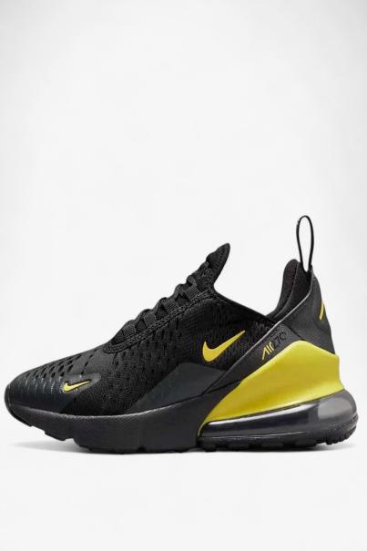 NIKE Air Max 270 Gs Shoes Black/Yellow