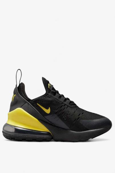 NIKE Air Max 270 Gs Shoes Black/Yellow