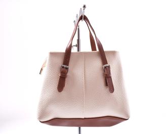 Данска чанта бежова EOBUVKIBG