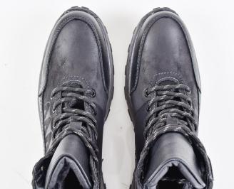 Мъжки боти  черни EOBUVKIBG