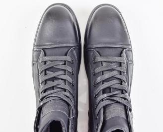 Мъжки боти  черни EOBUVKIBG