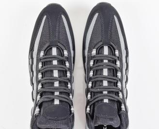 Mъжки маратонки черни EOBUVKIBG