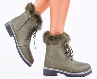 Дамски  ежедневни боти  зелени EOBUVKIBG