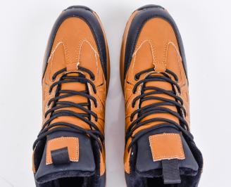 Мъжки боти кафеви EOBUVKIBG