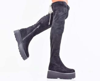 Дамски  чизми   черни EOBUVKIBG