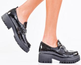 Дамски лоуфъри черни EOBUVKIBG