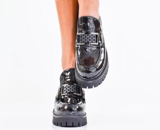 Дамски лоуфъри черни EOBUVKIBG