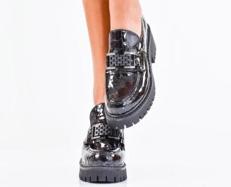 Дамски лоуфъри черни EOBUVKIBG