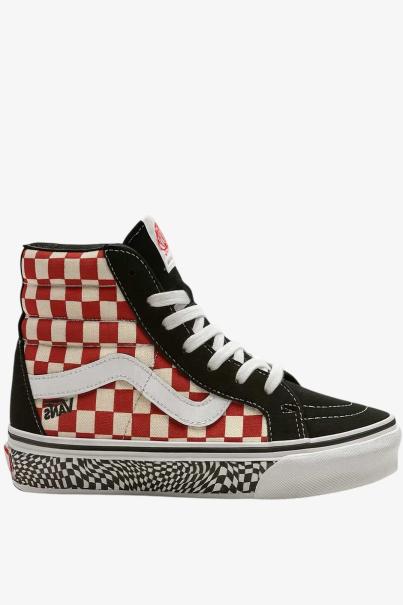 VANS Skate Sk8-Hi Reissue Shoes Black/Red