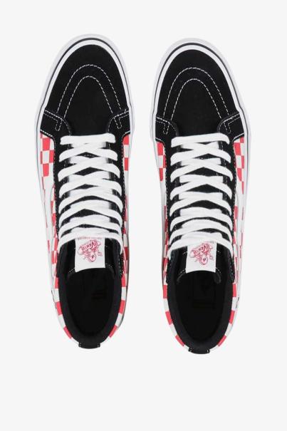 VANS Skate Sk8-Hi Reissue Shoes Black/Red