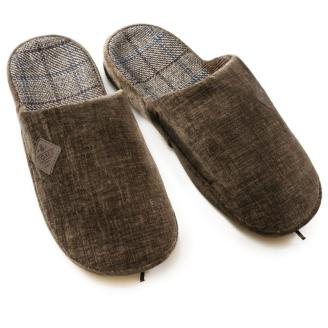 Мъжки домашни Пантофи - P 242-4 Brown